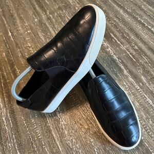 Cole Haan Grandpro Spectator 2.0 Croc Slip-On Loafers Black Women’s Size 9.5B